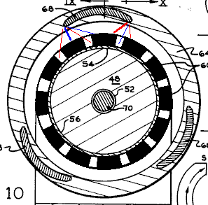 Howard Johnson permanent magnet electric motor moving diagram