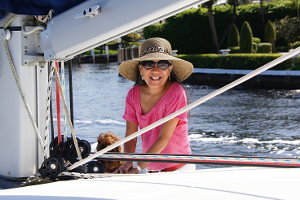 enjoying the waterway